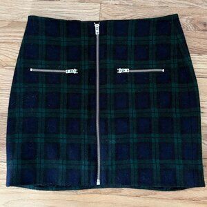 Madewell Plaid mini skirt